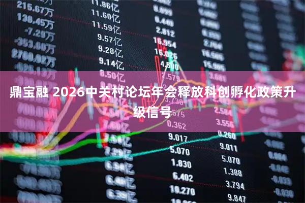 鼎宝融 2026中关村论坛年会释放科创孵化政策升级信号