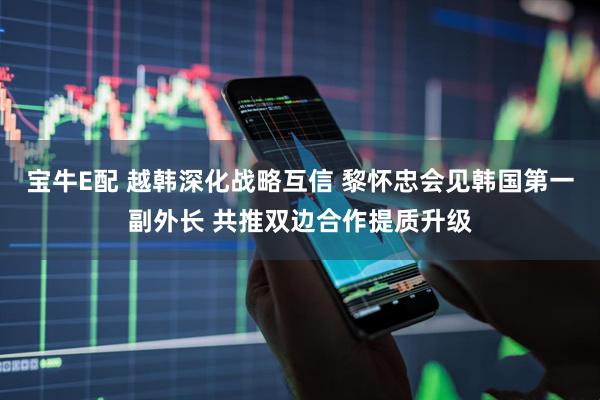 宝牛E配 越韩深化战略互信 黎怀忠会见韩国第一副外长 共推双边合作提质升级